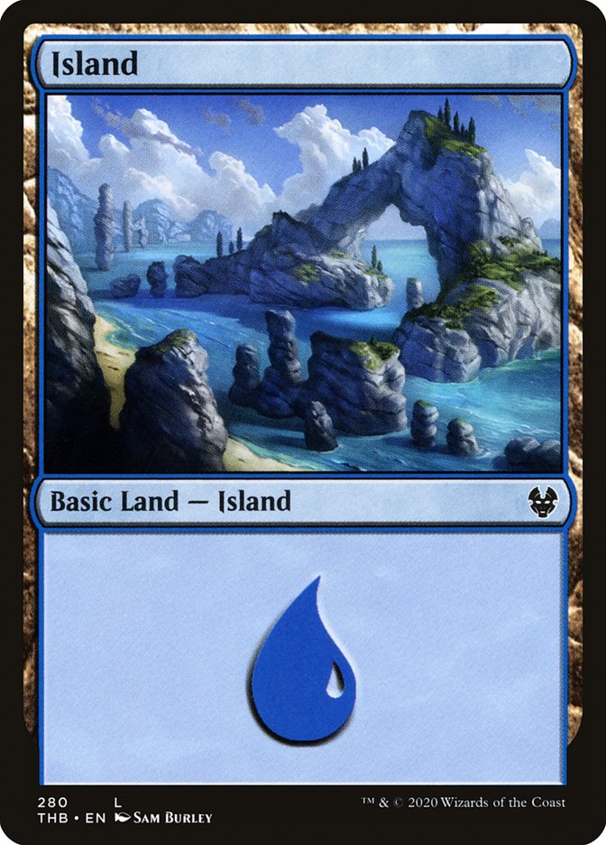 Island (280) - [Foil] Theros Beyond Death (THB)