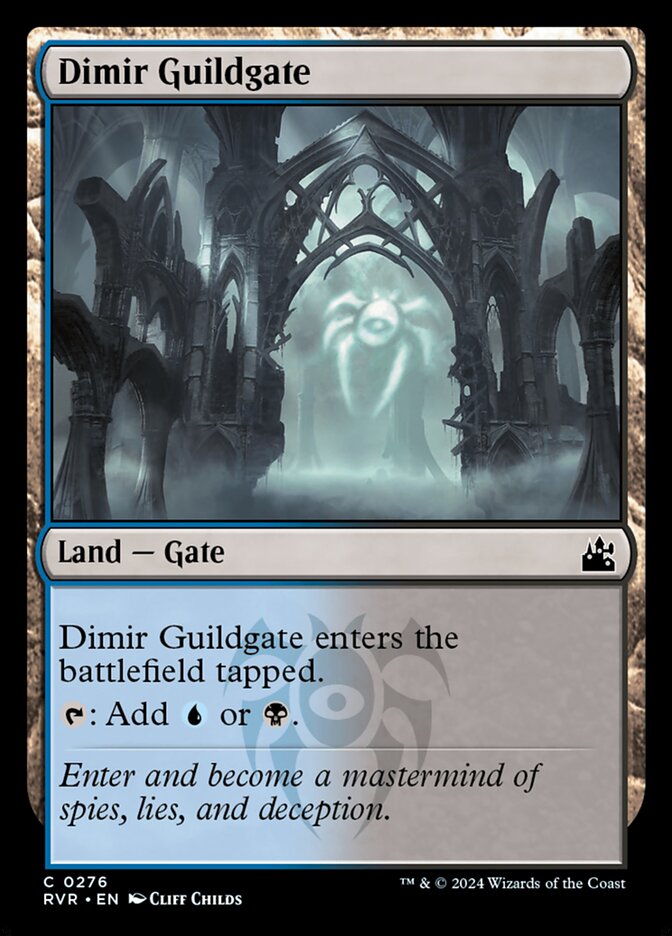 Dimir Guildgate - [Foil] Ravnica Remastered (RVR)