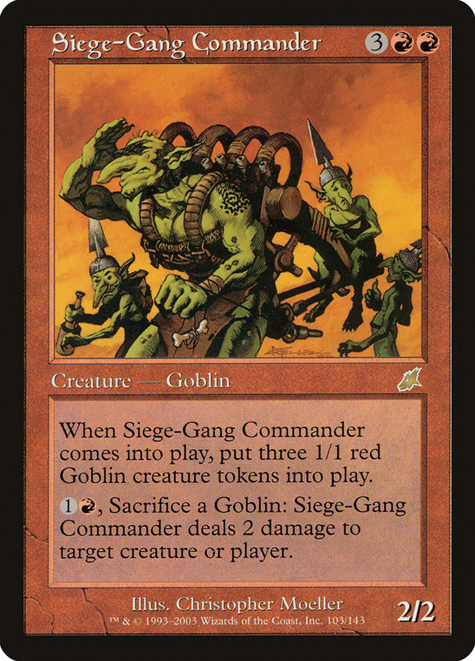 Siege-Gang Commander - [Foil] Scourge (SCG)