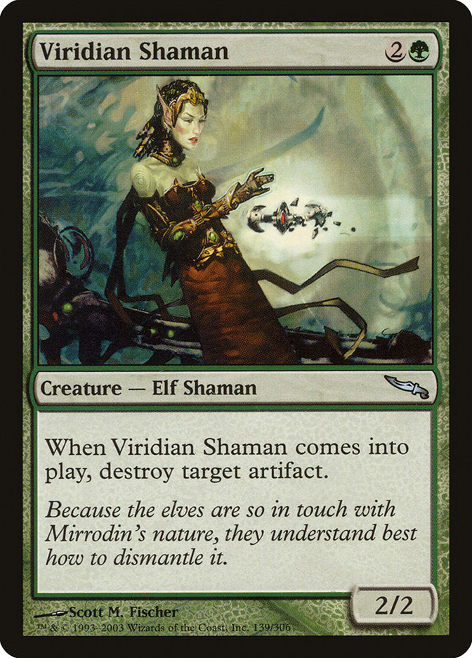 Viridian Shaman - [Foil] Mirrodin (MRD)