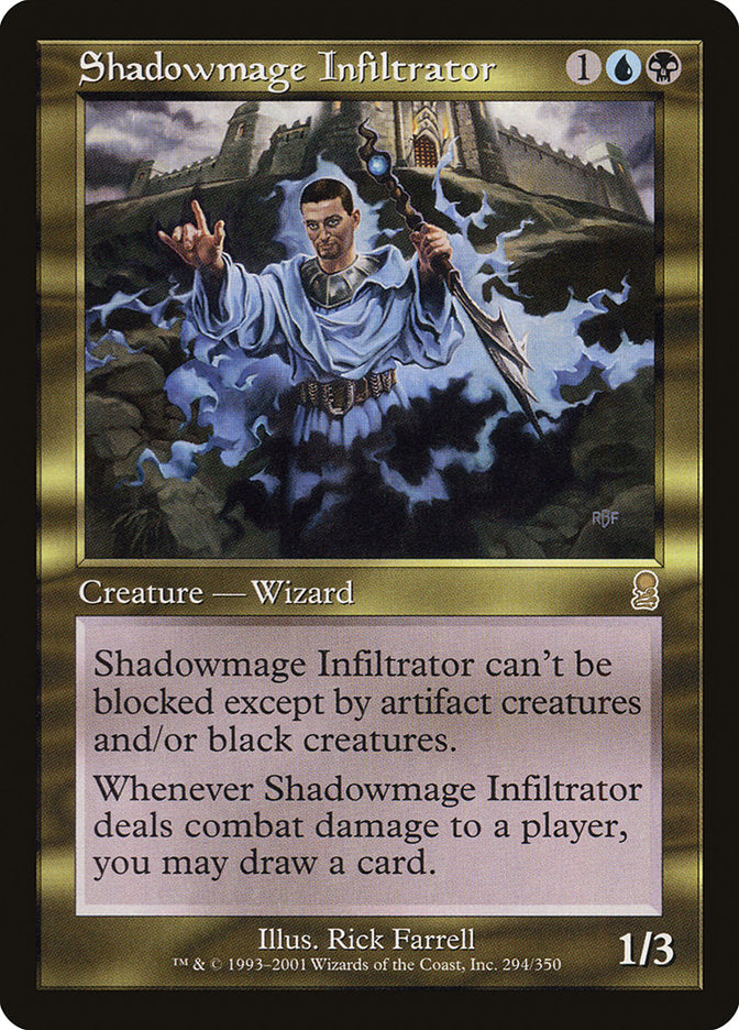 Shadowmage Infiltrator - [Foil, Retro Frame] Odyssey (ODY)