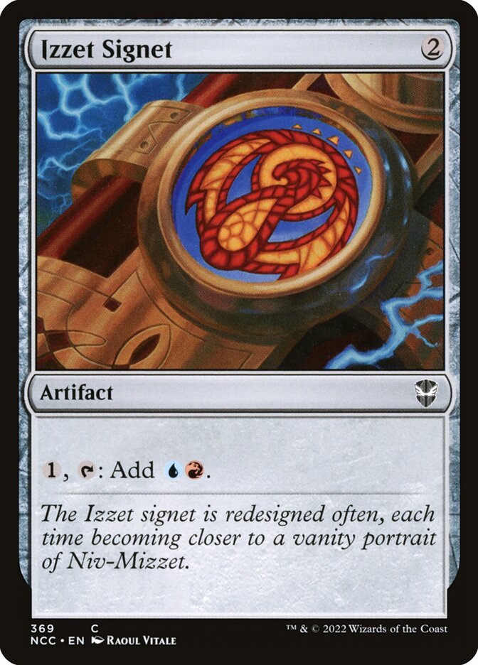 Izzet Signet - [Foil] New Capenna Commander (NCC)