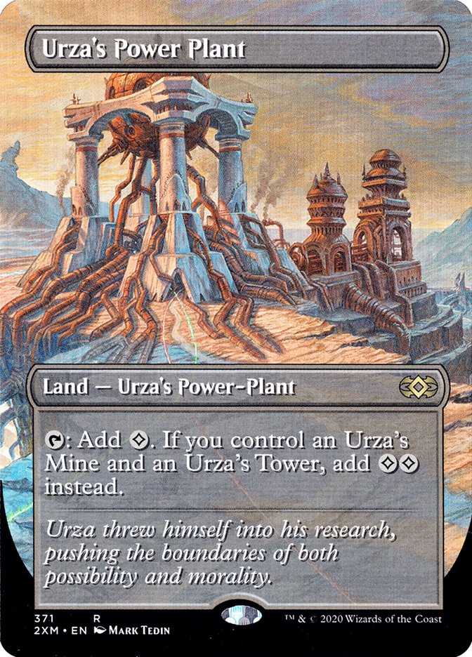 Urza's Power Plant - [Foil, Borderless] Double Masters (2XM)
