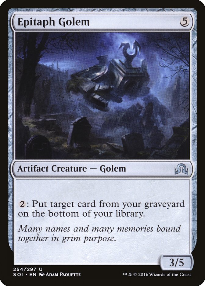 Epitaph Golem - [Foil] Shadows over Innistrad (SOI)