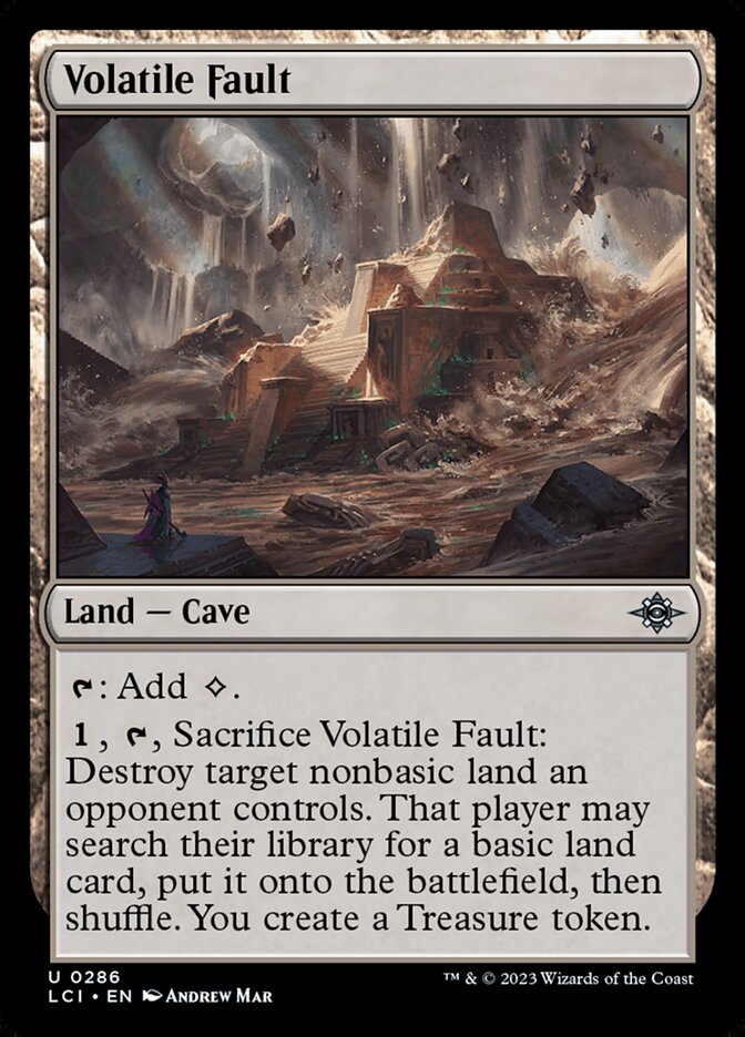 Volatile Fault - [Foil] The Lost Caverns of Ixalan (LCI)