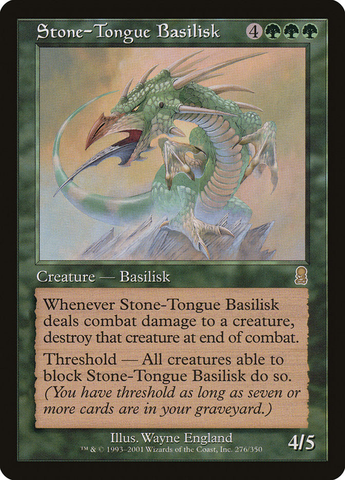 Stone-Tongue Basilisk - [Retro Frame] Odyssey (ODY)
