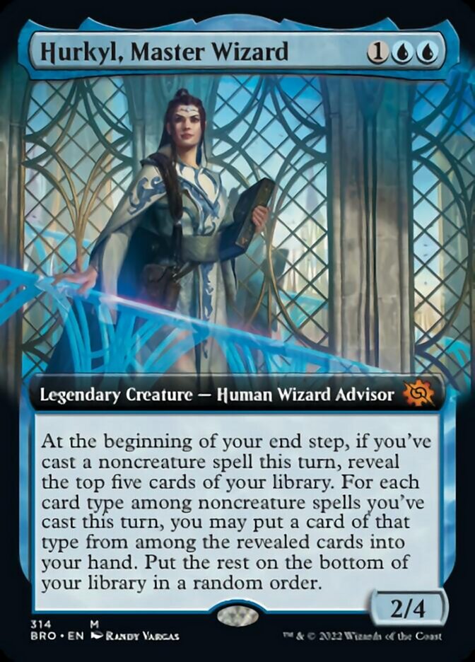 Hurkyl, Master Wizard - [Foil, Extended Art] The Brothers' War (BRO)