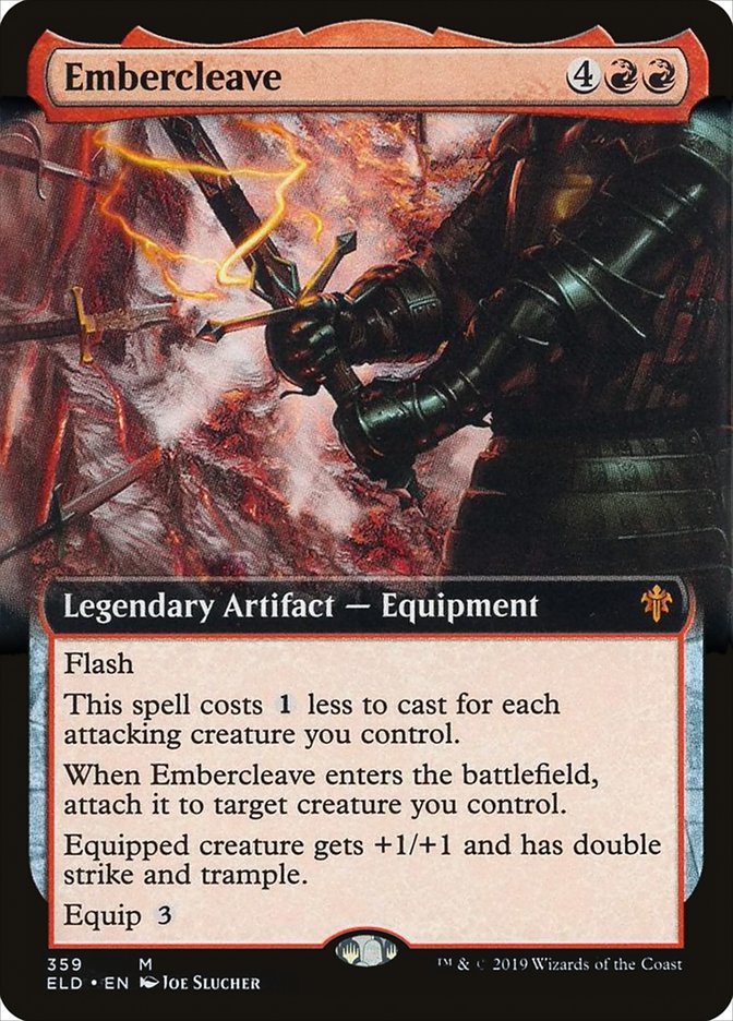 Embercleave - [Foil, Extended Art] Throne of Eldraine (ELD)