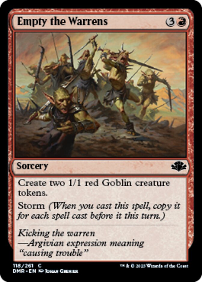 Empty the Warrens - [Foil] Dominaria Remastered (DMR)