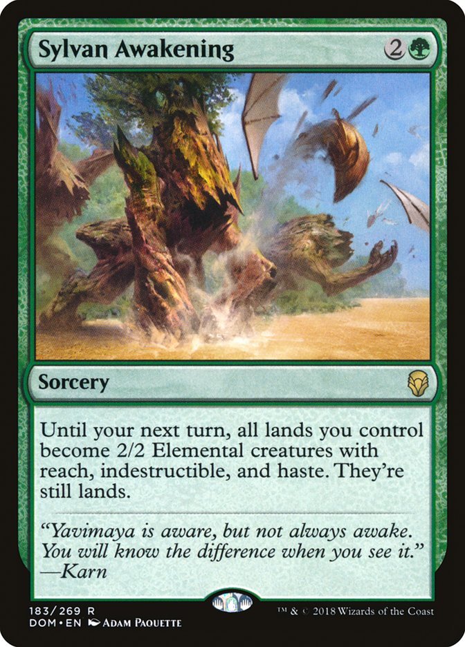 Sylvan Awakening - [Foil] Dominaria (DOM)