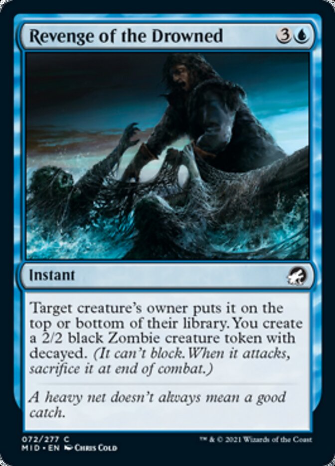 Revenge of the Drowned - [Foil] Innistrad: Midnight Hunt (MID)