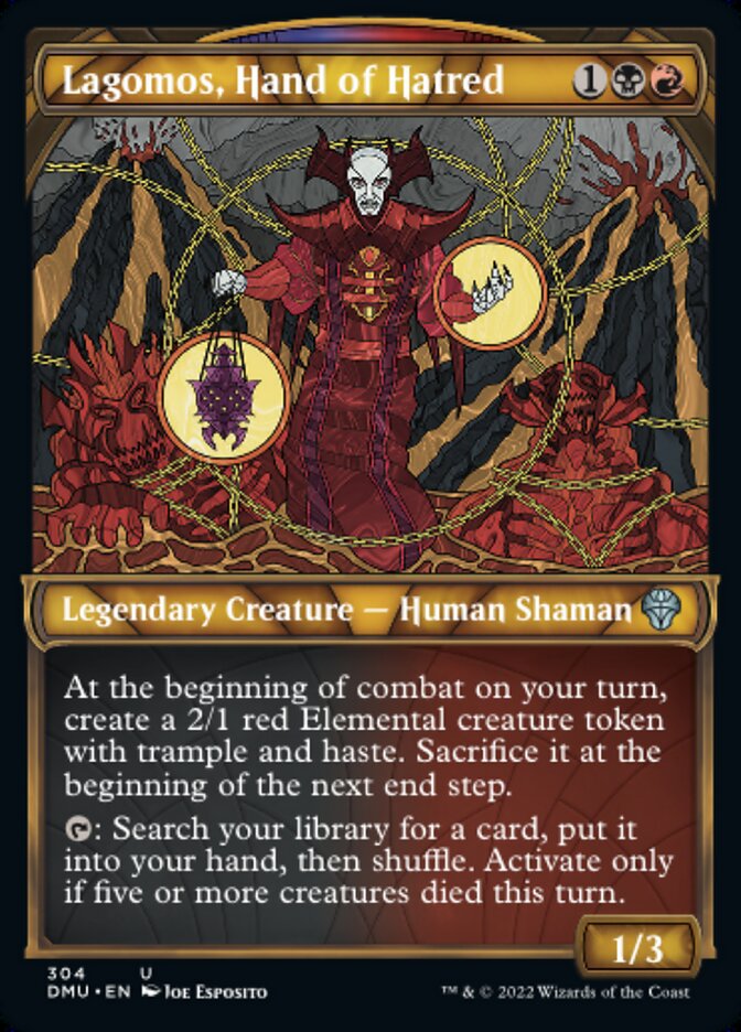 Lagomos, Hand of Hatred - [Foil, Showcase] Dominaria United (DMU)