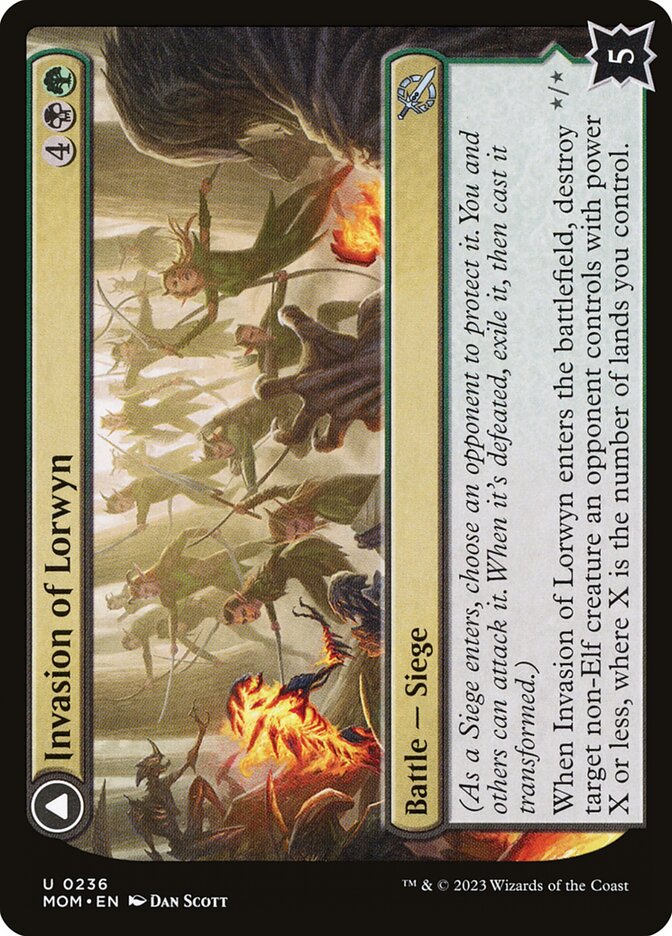 Invasion of Lorwyn // Winnowing Forces - [Foil] March of the Machine (MOM)