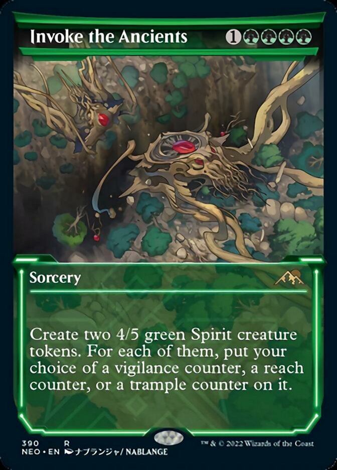 Invoke the Ancients - [Foil, Showcase] Kamigawa: Neon Dynasty (NEO)