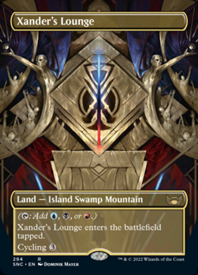 Xander's Lounge - [Foil, Borderless] Streets of New Capenna (SNC)