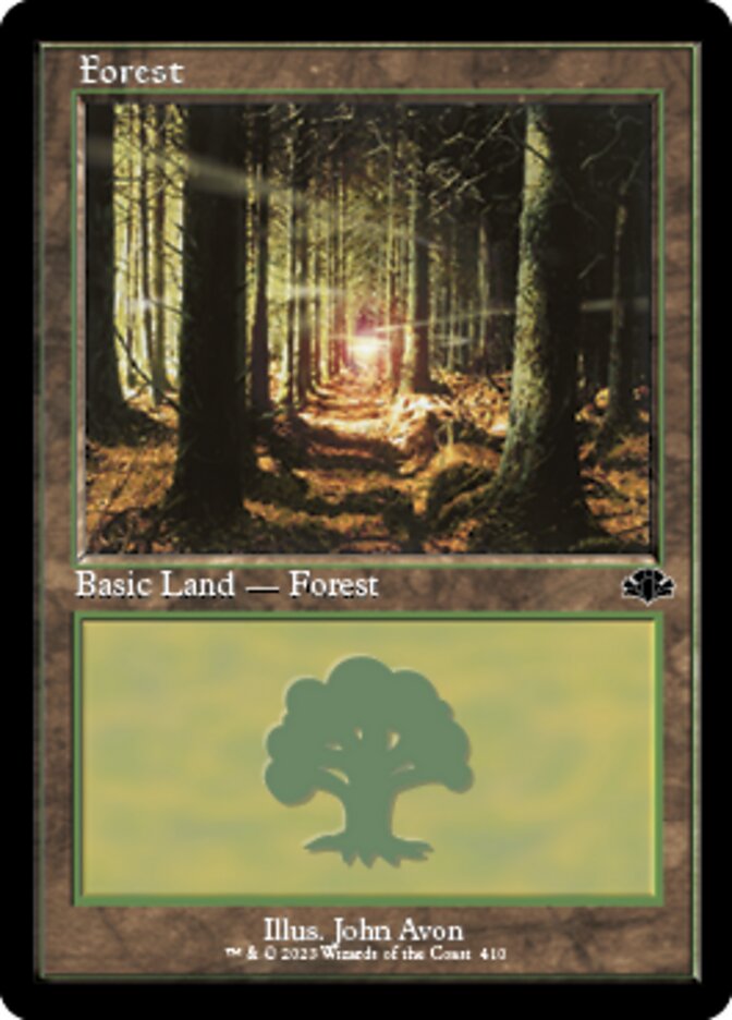 Forest (410) - [Retro Frame] Dominaria Remastered (DMR)