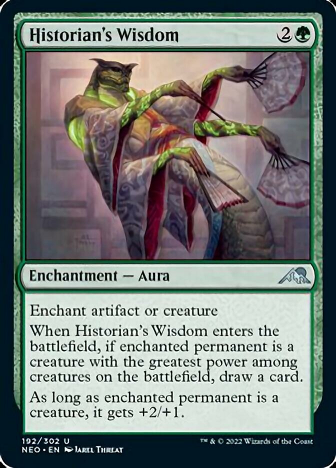 Historian's Wisdom - [Foil] Kamigawa: Neon Dynasty (NEO)