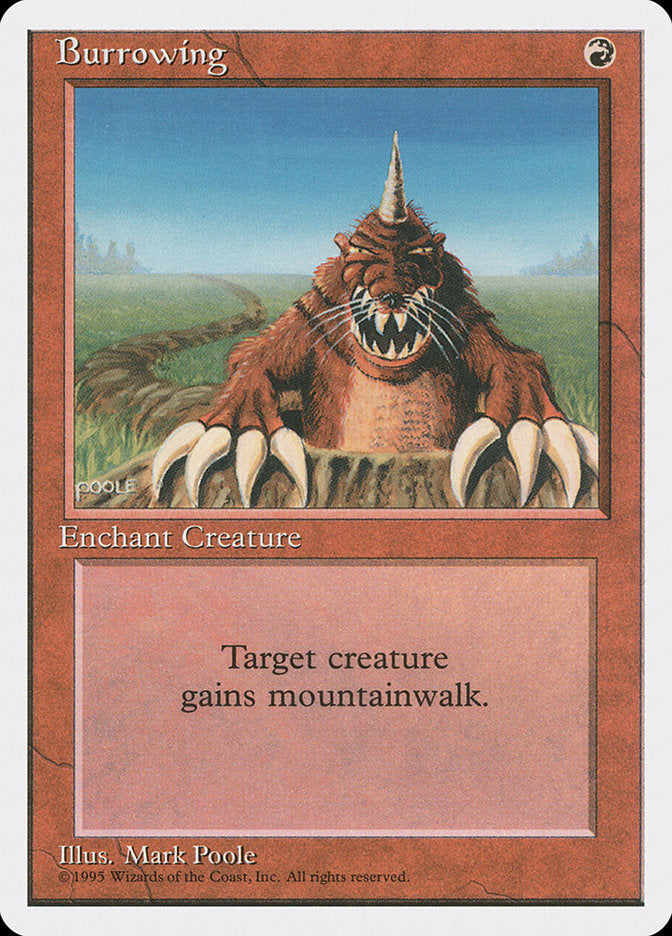 Burrowing - Fourth Edition (4ED)