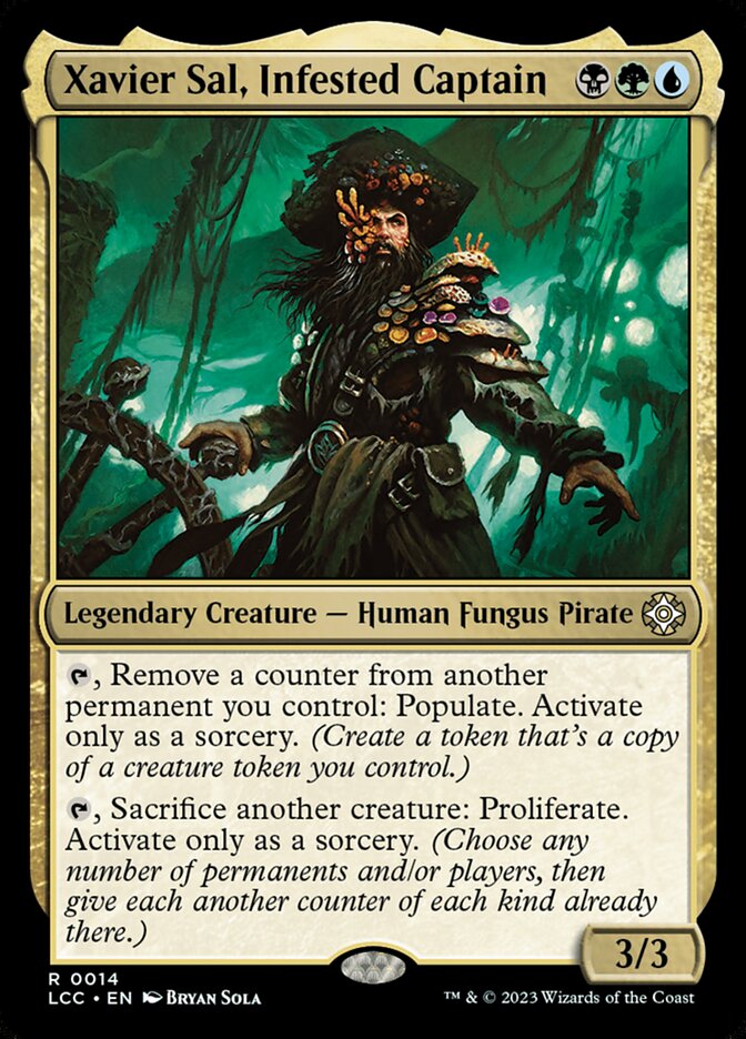 Xavier Sal, Infested Captain - [Foil] Lost Caverns of Ixalan Commander (LCC)