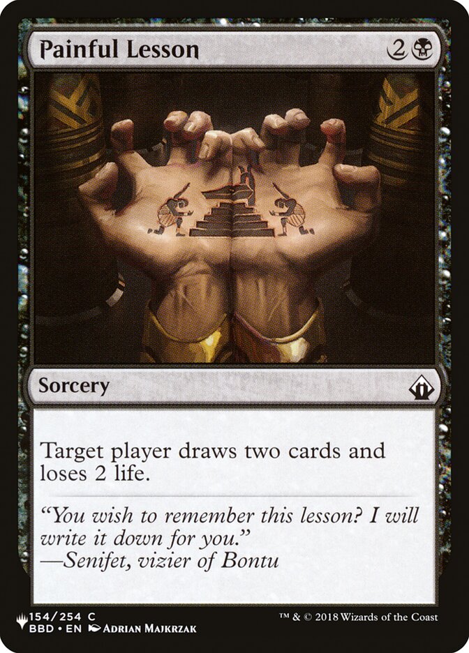 Painful Lesson - The List (PLIST)