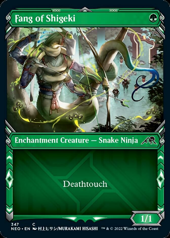 Fang of Shigeki - [Foil, Showcase] Kamigawa: Neon Dynasty (NEO)