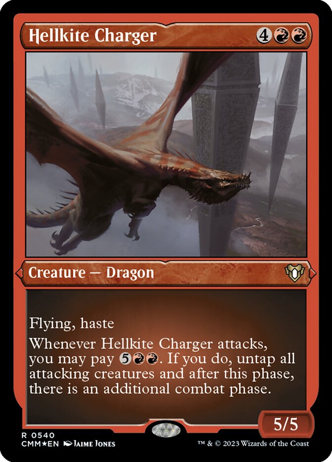 Hellkite Charger - [Etched Foil] Commander Masters (CMM)