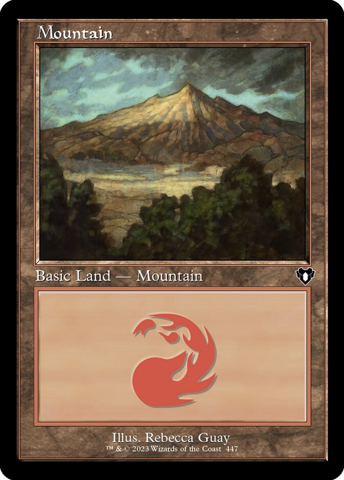 Mountain (447) - [Foil] Commander Masters (CMM)