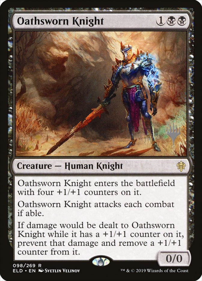 Oathsworn Knight - [Promo] Throne of Eldraine Promos (PELD)
