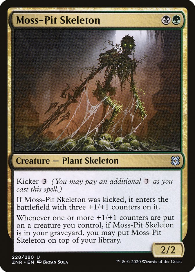 Moss-Pit Skeleton - [Foil] Zendikar Rising (ZNR)