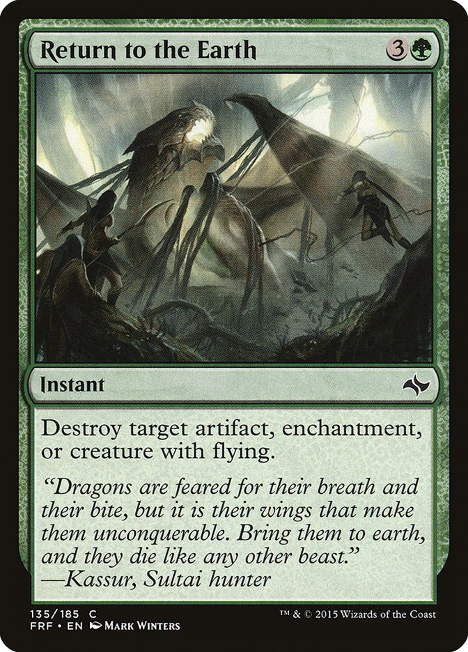 Return to the Earth - [Foil] Fate Reforged (FRF)