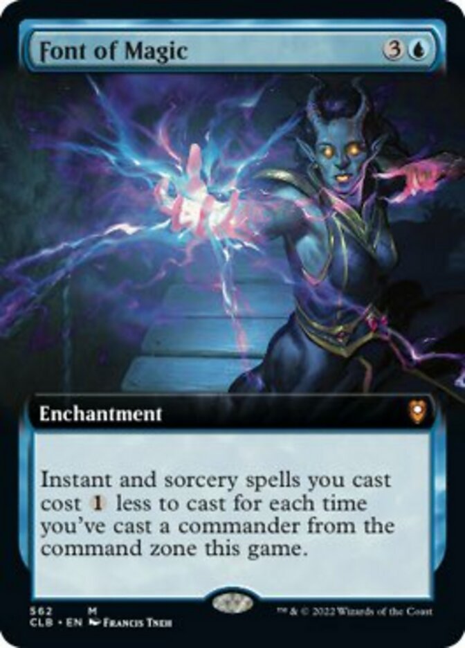 Font of Magic - [Extended Art] Commander Legends: Battle for Baldur's Gate (CLB)