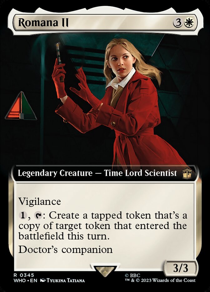 Romana II - [Foil, Extended Art] Doctor Who (WHO)