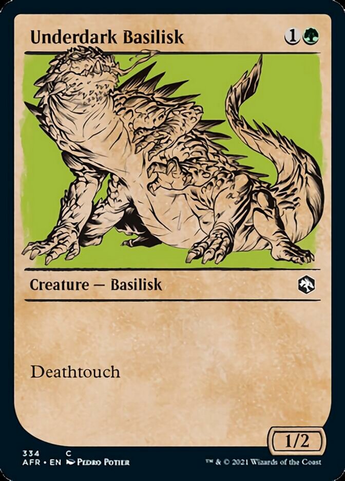 Underdark Basilisk - [Showcase] Adventures in the Forgotten Realms (AFR)