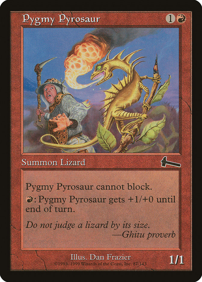 Pygmy Pyrosaur - [Foil] Urza's Legacy (ULG)