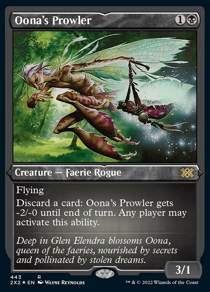 Oona's Prowler - [Etched Foil] Double Masters 2022 (2X2)