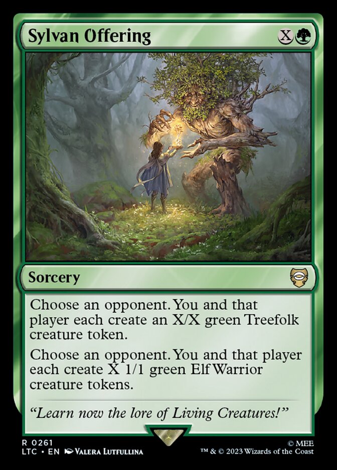 Sylvan Offering - Tales of Middle-earth Commander (LTC)