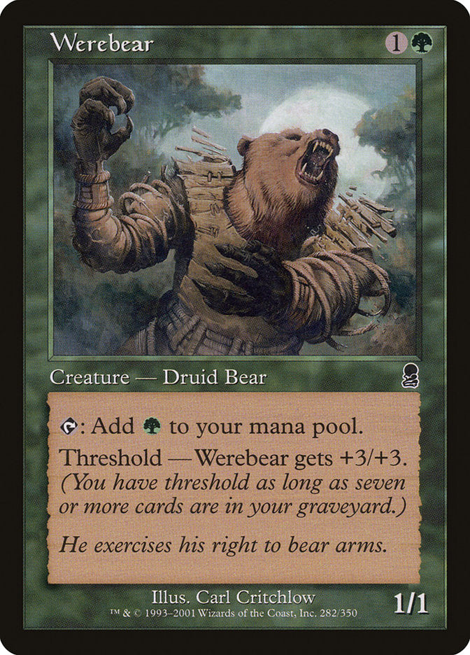 Werebear - [Foil, Retro Frame] Odyssey (ODY)