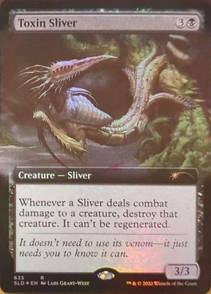 Toxin Sliver (635) - [Foil, Extended Art] Secret Lair Drop (SLD)