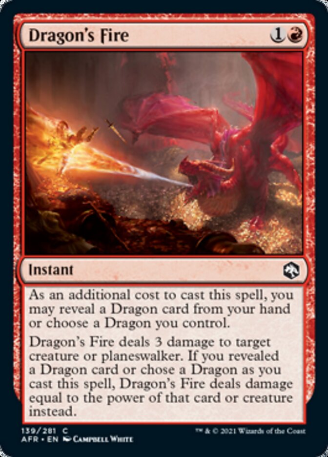 Dragon's Fire - [Foil] Adventures in the Forgotten Realms (AFR)