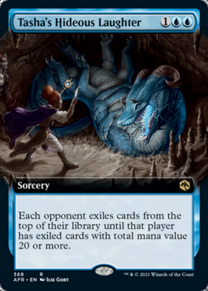 Tasha's Hideous Laughter - [Foil, Extended Art] Adventures in the Forgotten Realms (AFR)
