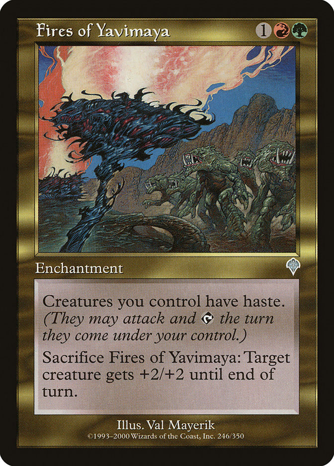 Fires of Yavimaya - [Foil, Retro Frame] Invasion (INV)