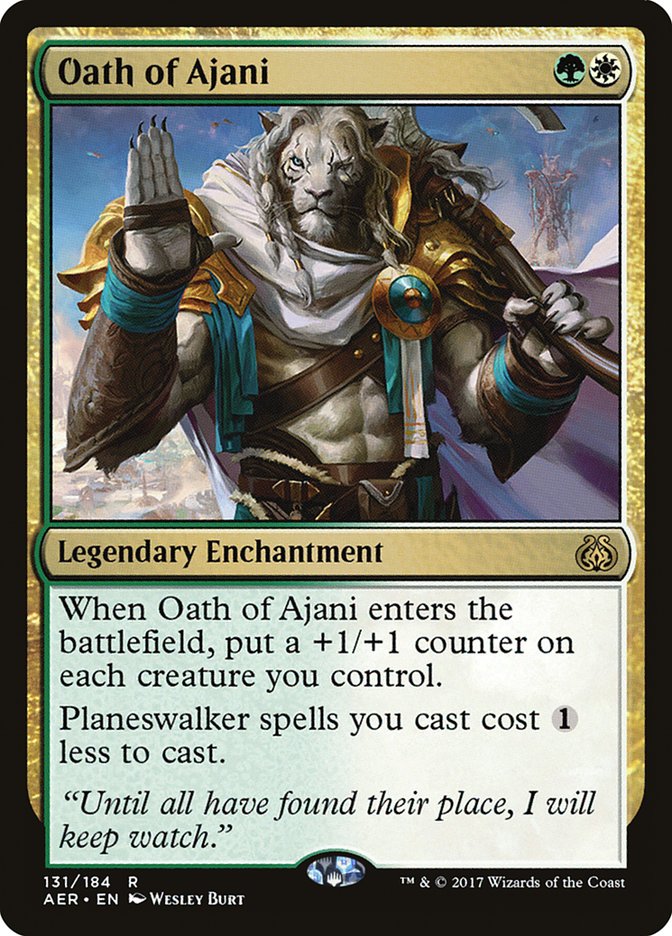 Oath of Ajani - [Foil] Aether Revolt (AER)