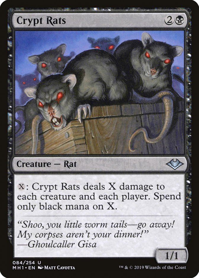 Crypt Rats - [Foil] Modern Horizons (MH1)