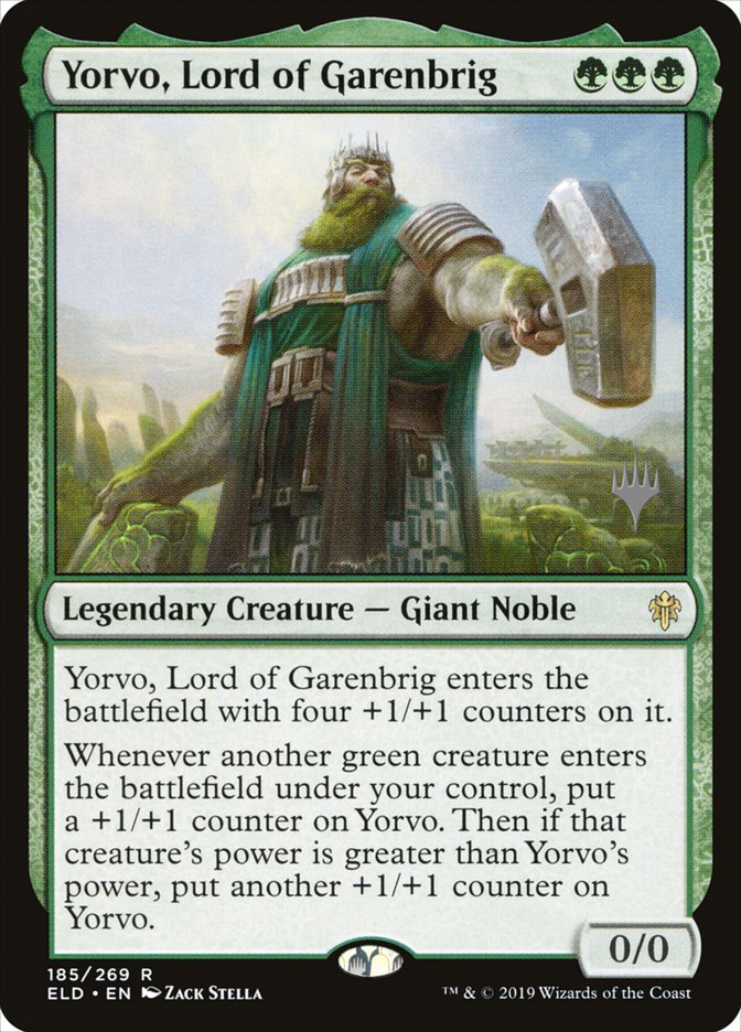 Yorvo, Lord of Garenbrig - [Promo] Throne of Eldraine Promos (PELD)
