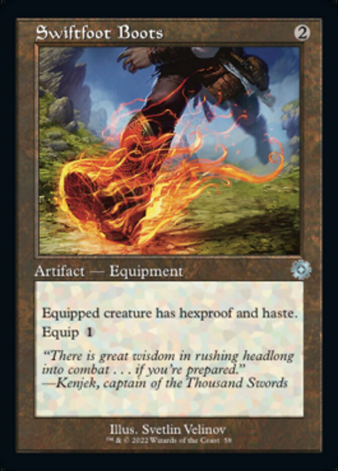 Swiftfoot Boots - [Foil] The Brothers' War Retro Artifacts (BRR)