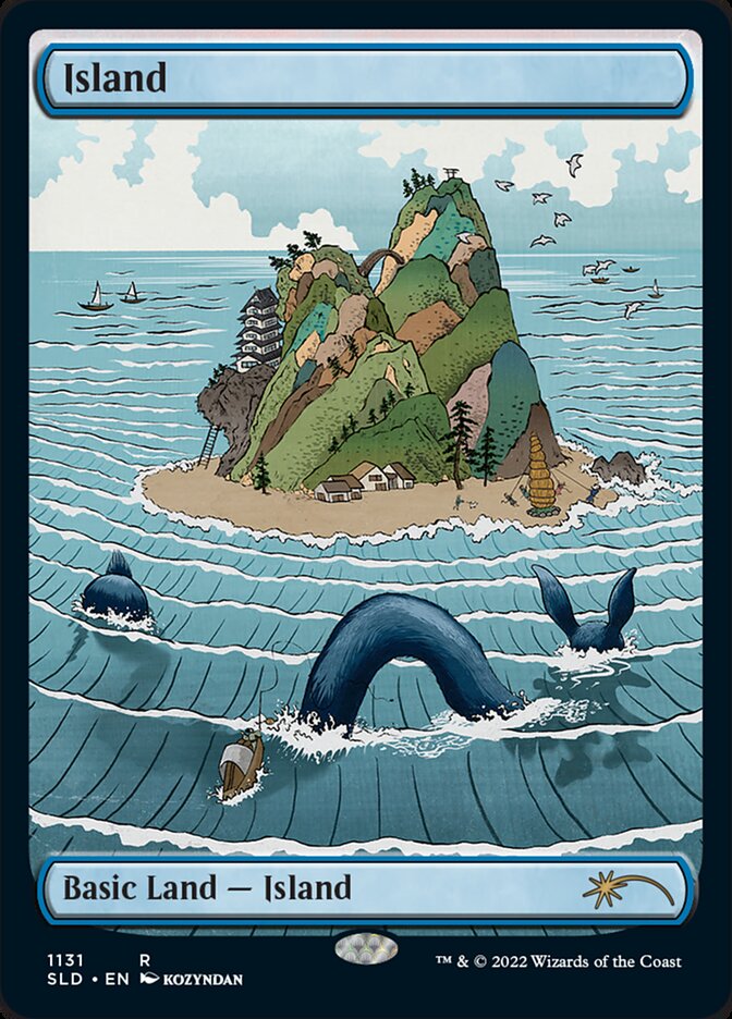 Island (1131) - [Full Art] Secret Lair Drop (SLD)