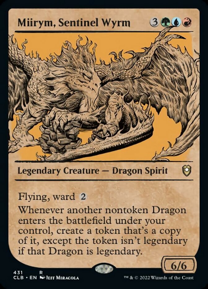Miirym, Sentinel Wyrm - [Foil, Showcase] Commander Legends: Battle for Baldur's Gate (CLB)