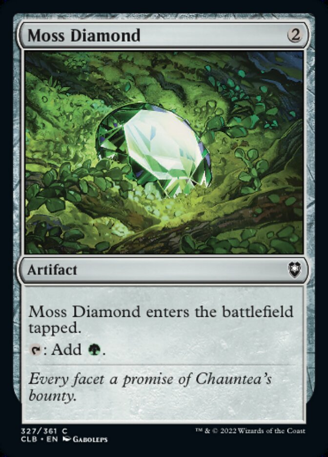 Moss Diamond - [Foil] Commander Legends: Battle for Baldur's Gate (CLB)