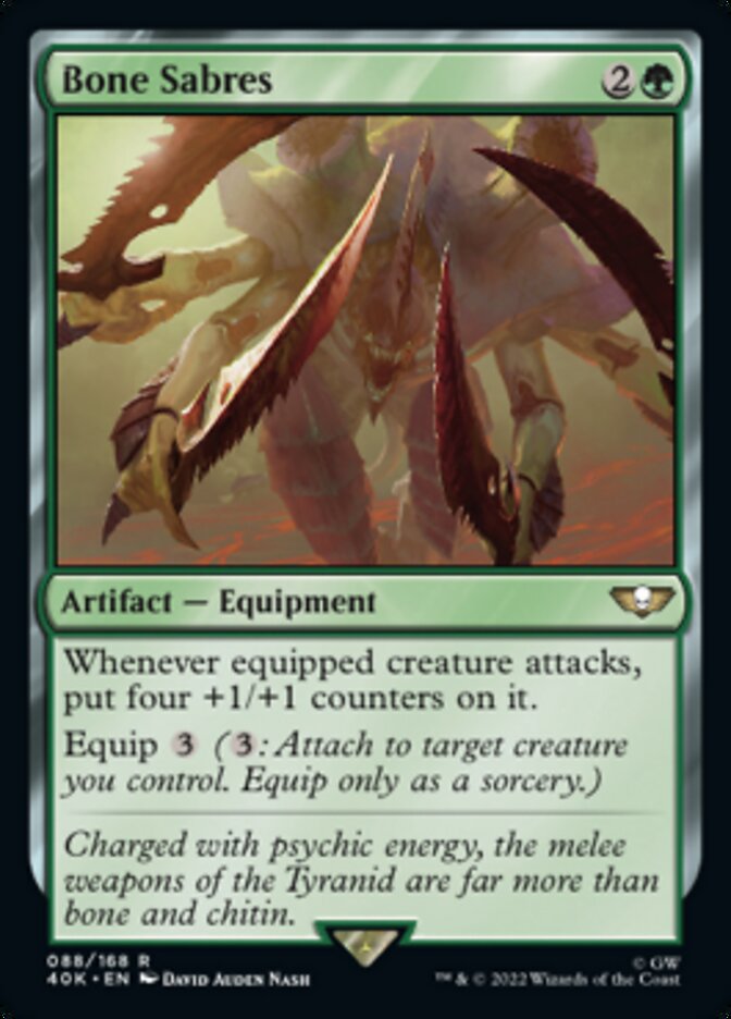 Bone Sabres - [Surge Foil] Warhammer 40,000 Commander (40K)