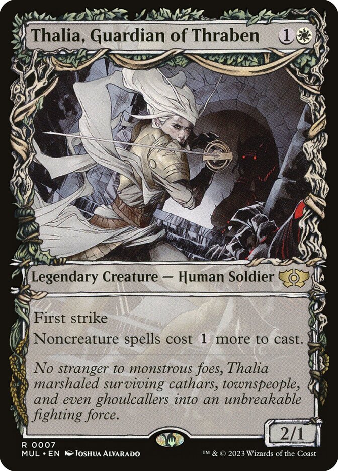 Thalia, Guardian of Thraben - [Foil, Showcase] Multiverse Legends (MUL)